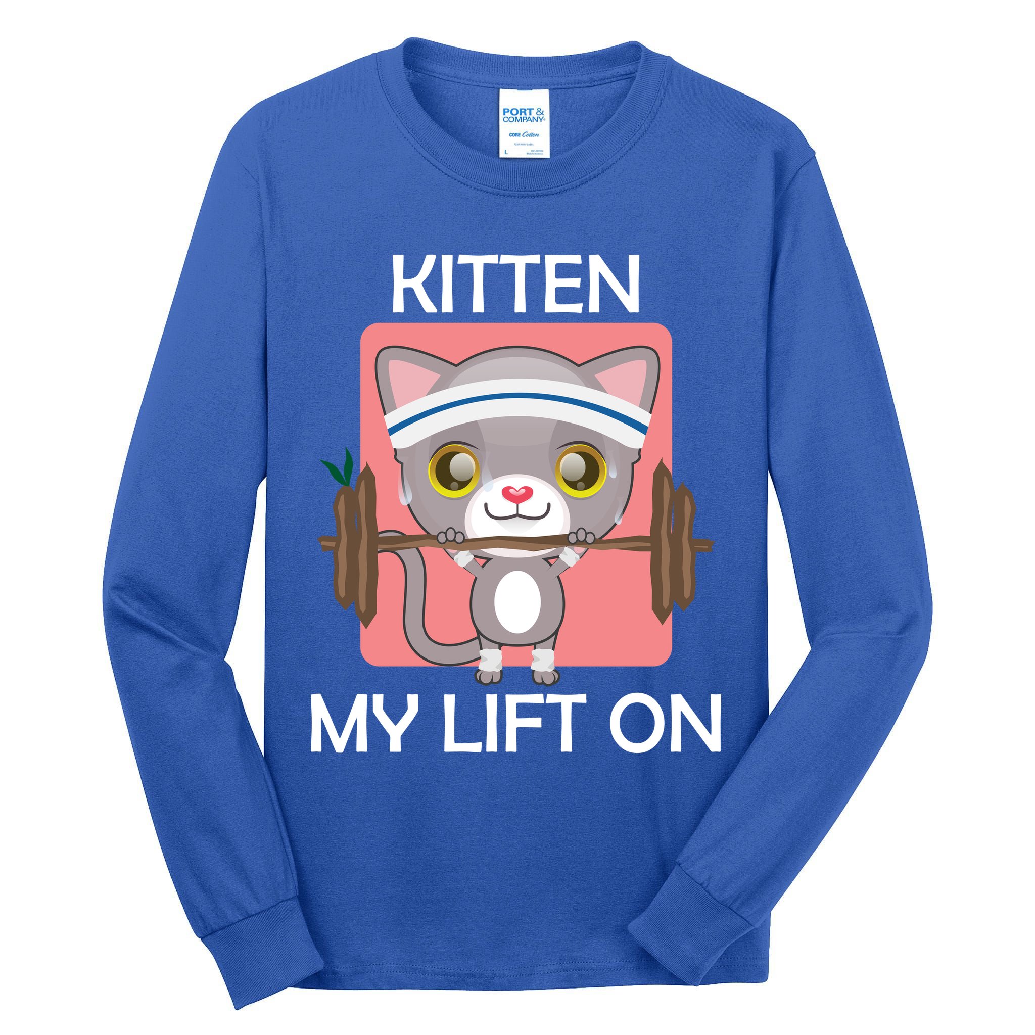 Kitten My lift On Tall Long Sleeve T-Shirt