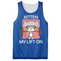 Kitten My lift On Mesh Reversible Basketball Jersey Tank