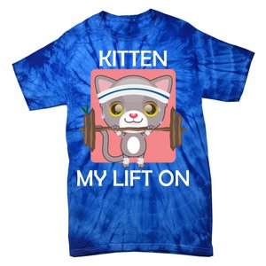 Kitten My lift On Tie-Dye T-Shirt