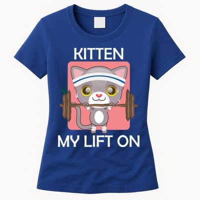 Kitten My lift On Womens T-Shirt