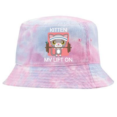 Kitten My lift On Tie-Dyed Bucket Hat