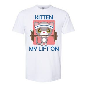 Kitten My lift On Softstyle CVC T-Shirt