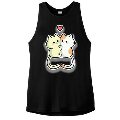 Kitty Love Ladies PosiCharge Tri-Blend Wicking Tank