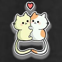 Kitty Love 11oz C Handle Ceramic Mug
