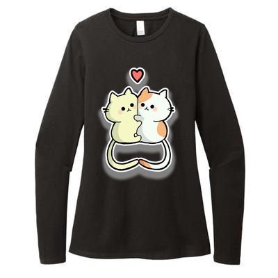 Kitty Love Womens CVC Long Sleeve Shirt