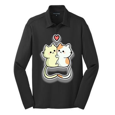 Kitty Love Silk Touch Performance Long Sleeve Polo