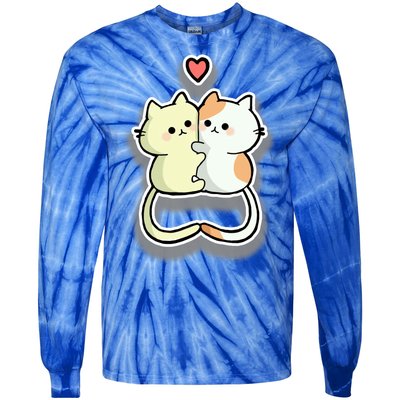 Kitty Love Tie-Dye Long Sleeve Shirt