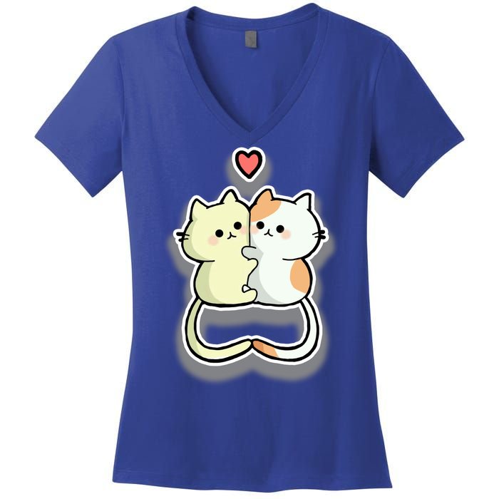 Kitty Love Women's V-Neck T-Shirt