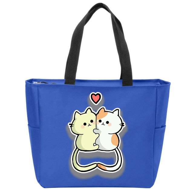 Kitty Love Zip Tote Bag
