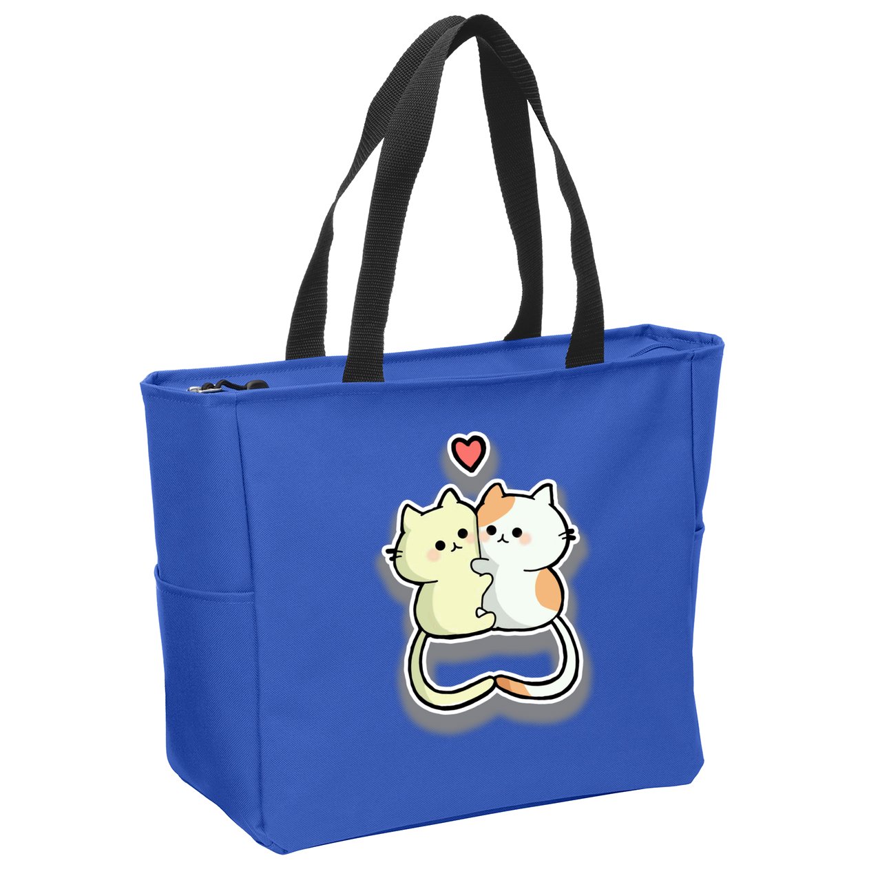 Kitty Love Zip Tote Bag