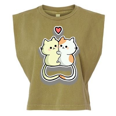 Kitty Love Garment-Dyed Women's Muscle Tee