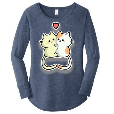 Kitty Love Women's Perfect Tri Tunic Long Sleeve Shirt