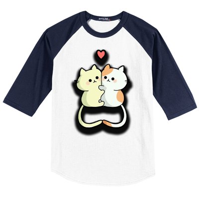 Kitty Love Baseball Sleeve Shirt