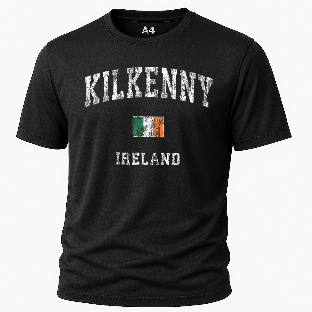Kilkenny Ireland Vintage Athletic Sports Design Cooling Performance Crew T-Shirt