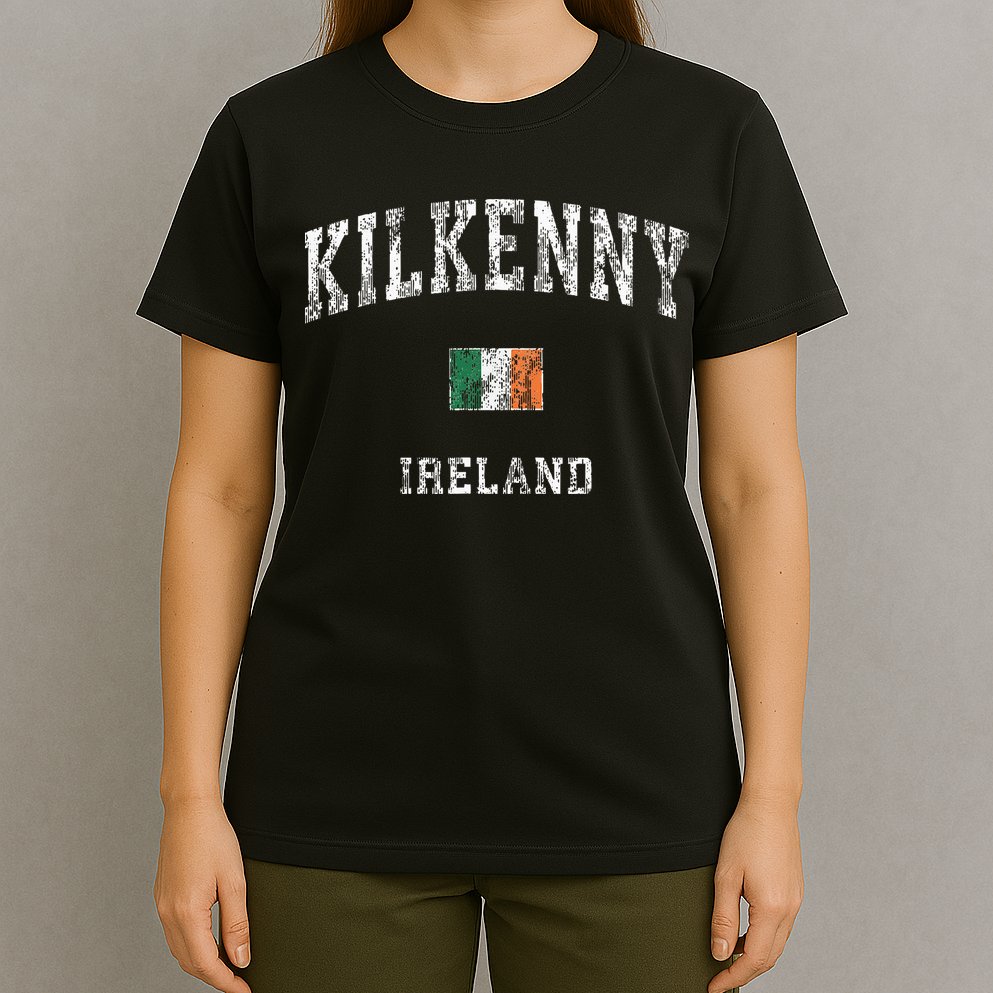 Kilkenny Ireland Vintage Athletic Sports Design T-Shirt