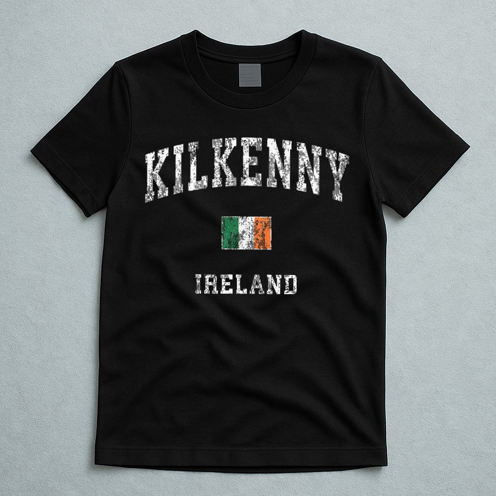 Kilkenny Ireland Vintage Athletic Sports Design T-Shirt