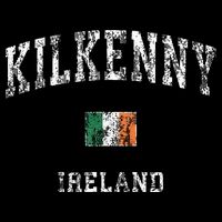 Kilkenny Ireland Vintage Athletic Sports Design T-Shirt