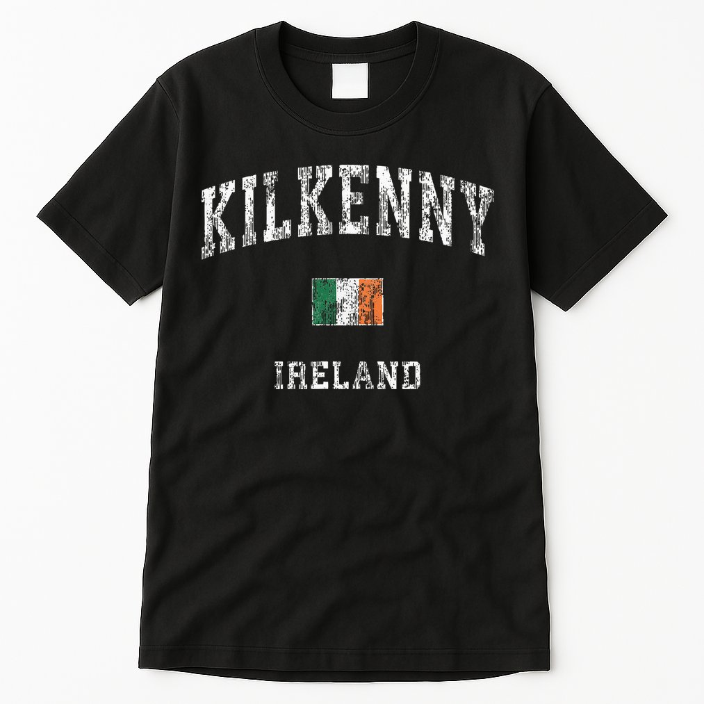 Kilkenny Ireland Vintage Athletic Sports Design Tall T-Shirt