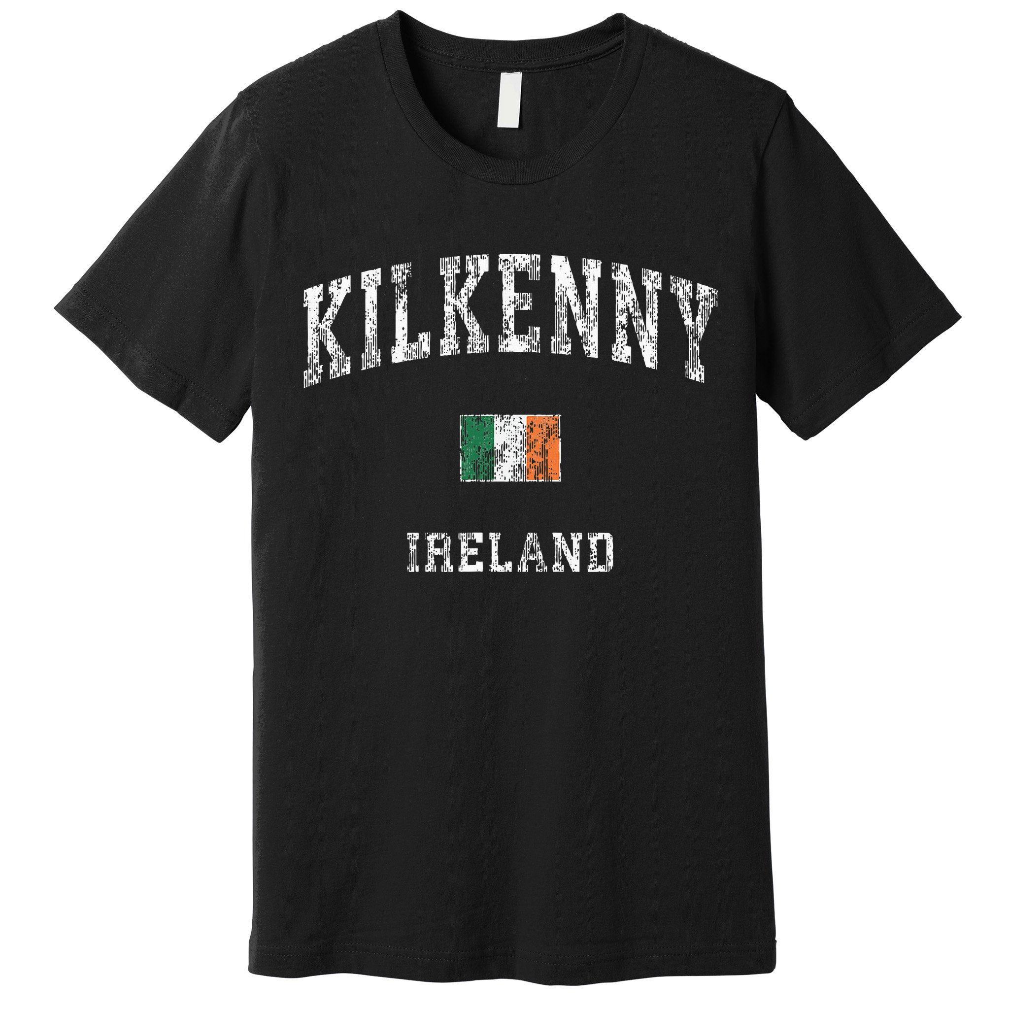 Kilkenny Ireland Vintage Athletic Sports Design Premium T-Shirt