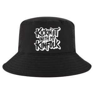 Kickin It With My Kinfolk Funny Family Reunion Cool Comfort Performance Bucket Hat