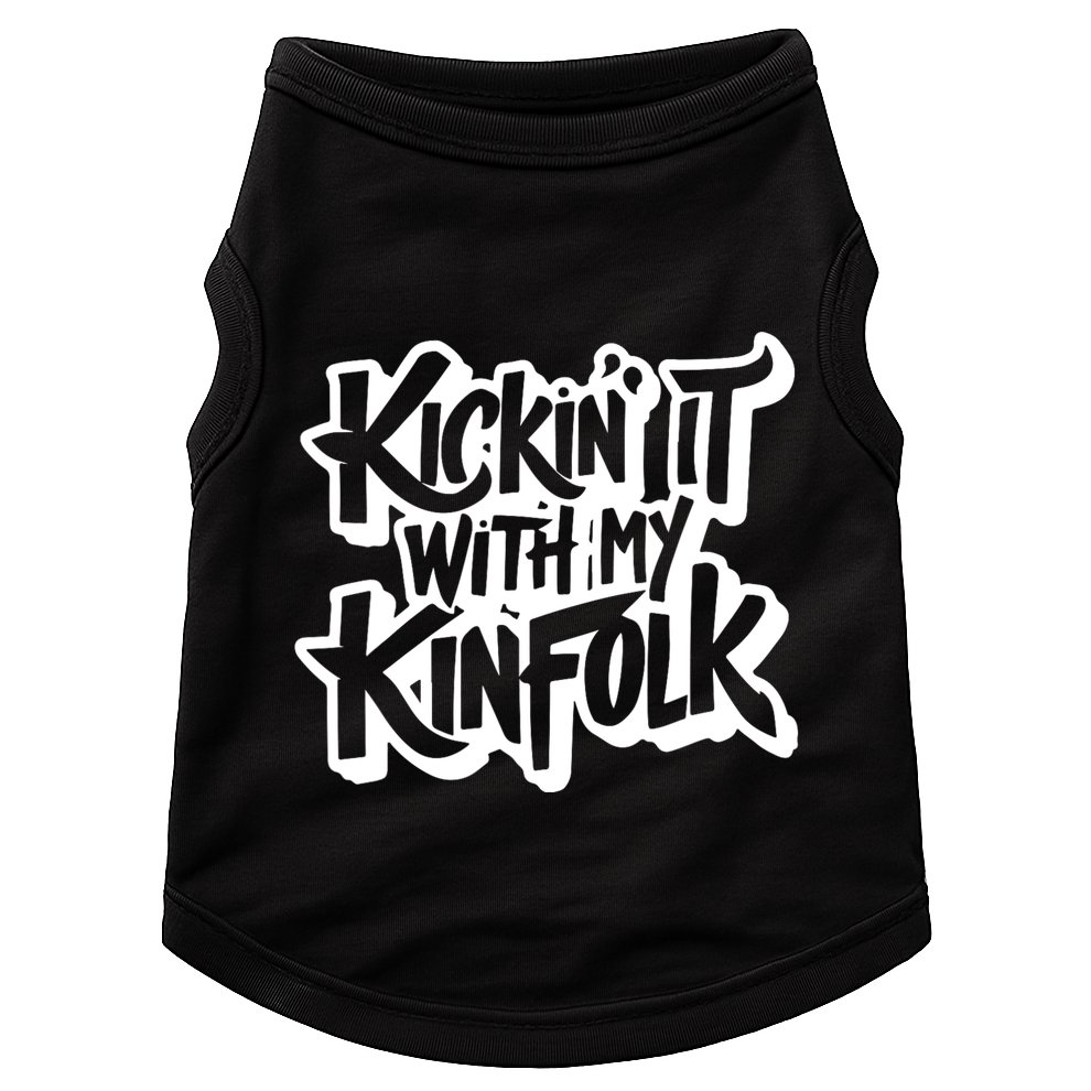 Kickin It With My Kinfolk Funny Family Reunion Doggie Tank