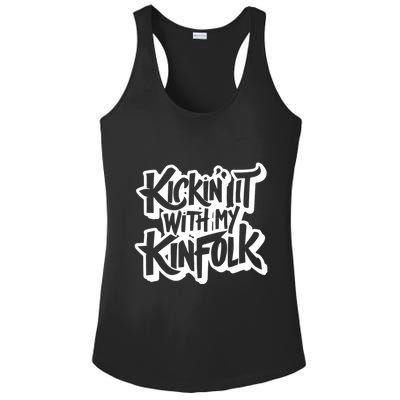 Kickin It With My Kinfolk Funny Family Reunion Ladies PosiCharge Competitor Racerback Tank