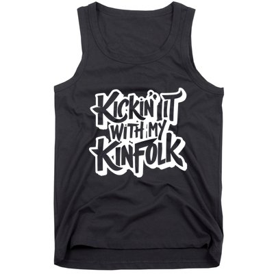 Kickin It With My Kinfolk Funny Family Reunion Tank Top