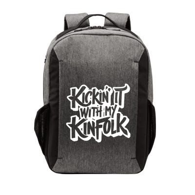 Kickin It With My Kinfolk Funny Family Reunion Vector Backpack
