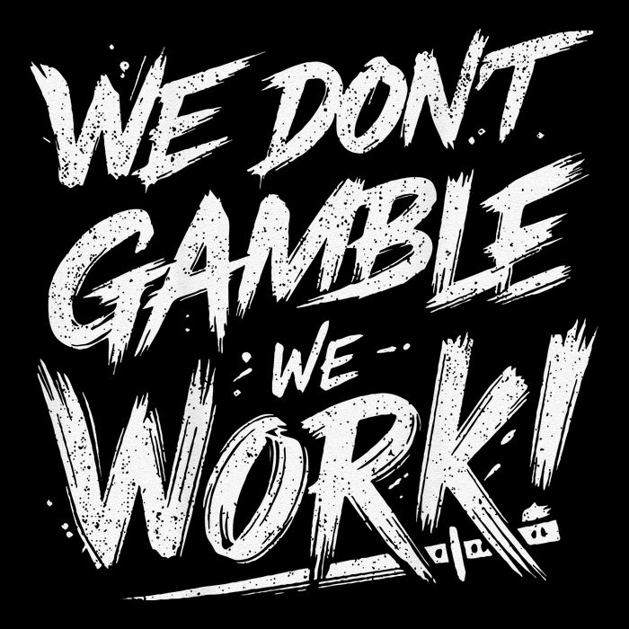 Kendu Inu We DonT Gamble We Work (Front & Back) Mug