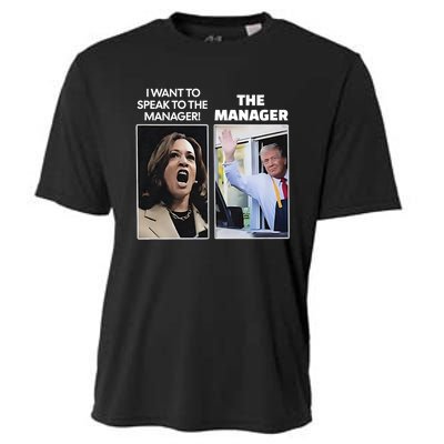 Kamala I Want To Speak To The Manager Trump Mcdon Cooling Performance Crew T-Shirt