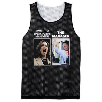 Kamala I Want To Speak To The Manager Trump Mcdon Mesh Reversible Basketball Jersey Tank