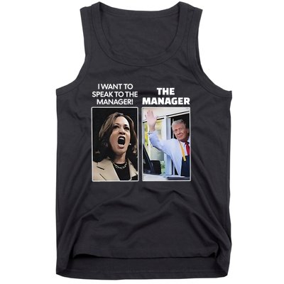 Kamala I Want To Speak To The Manager Trump Mcdon Tank Top