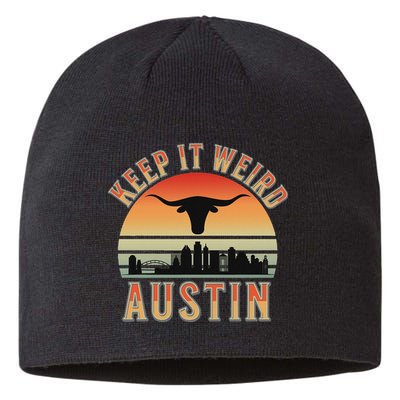 Keep It Weird Austin Vintage AustinTexas Sustainable Beanie