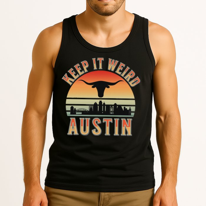 Keep It Weird Austin Vintage AustinTexas Tank Top