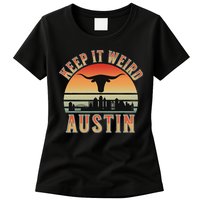 Keep It Weird Austin Vintage AustinTexas Womens T-Shirt