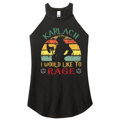 Karlach I Would Like To Rage Karlach Video Games BaldurS Gate 3 Women’s Perfect Tri Rocker Tank