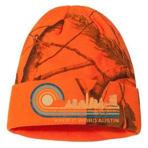 Keep It Weird Austin Texas Skyline Retro Austin Kati Licensed 12" Camo Beanie