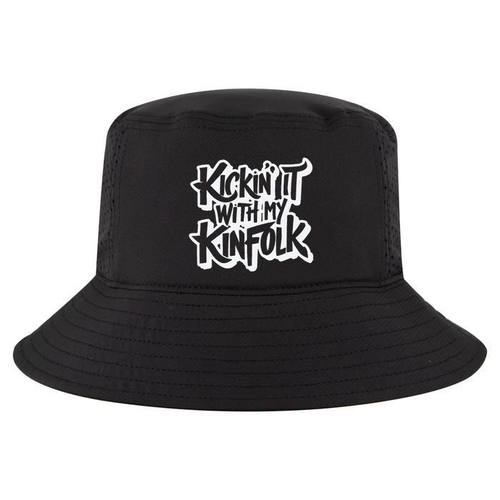 Kickin It With My Kinfolk Family Reunion Cool Comfort Performance Bucket Hat