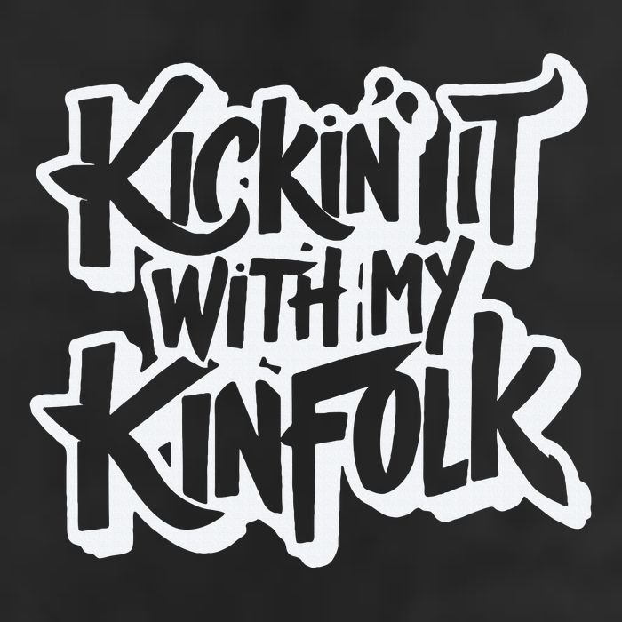 Kickin It With My Kinfolk Family Reunion Cool Comfort Performance Bucket Hat