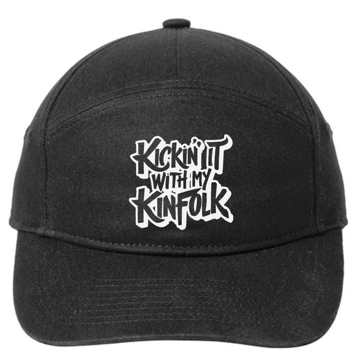 Kickin It With My Kinfolk Family Reunion 7-Panel Snapback Hat