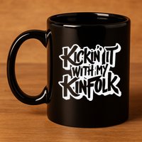 Kickin It With My Kinfolk Family Reunion 11oz C Handle Ceramic Mug