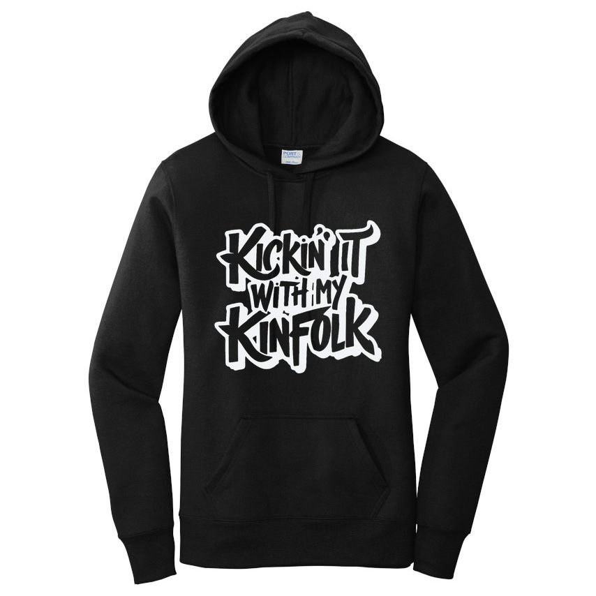 Kickin It With My Kinfolk Family Reunion Women's Pullover Hoodie