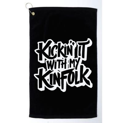 Kickin It With My Kinfolk Family Reunion Golf Towel