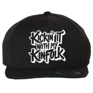 Kickin It With My Kinfolk Family Reunion Wool Snapback Cap