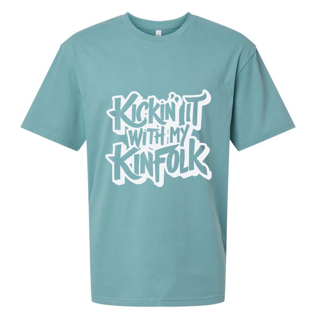 Kickin It With My Kinfolk Family Reunion Sueded Cloud Jersey T-Shirt