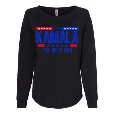 Kamala Im With Her 2024 Vintage Political Womens California Wash Sweatshirt