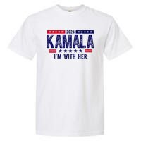 Kamala Im With Her 2024 Vintage Political Garment-Dyed Heavyweight T-Shirt