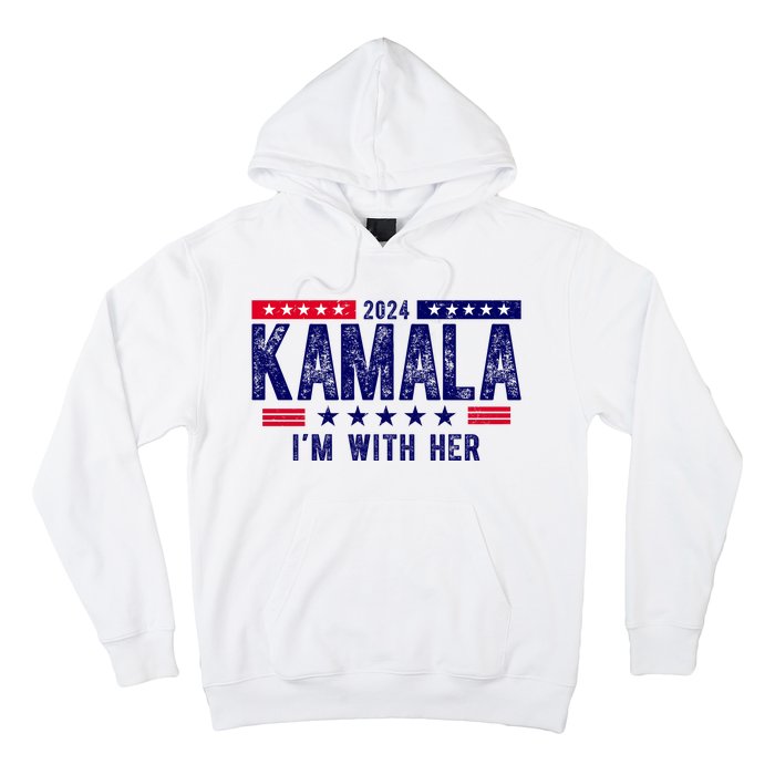 Kamala Im With Her 2024 Vintage Political Hoodie