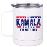 Kamala Im With Her 2024 Vintage Political 12 oz Stainless Steel Tumbler Cup