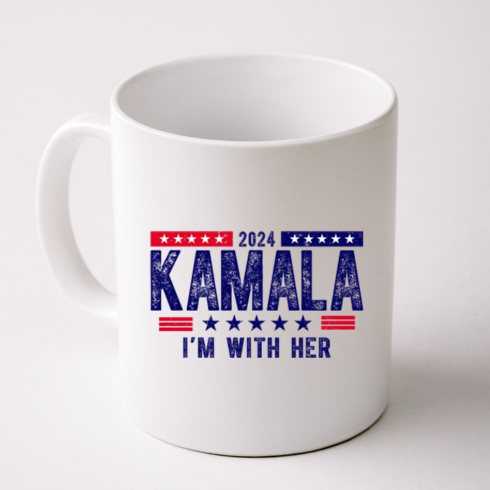 Kamala Im With Her 2024 Vintage Political Coffee Mug